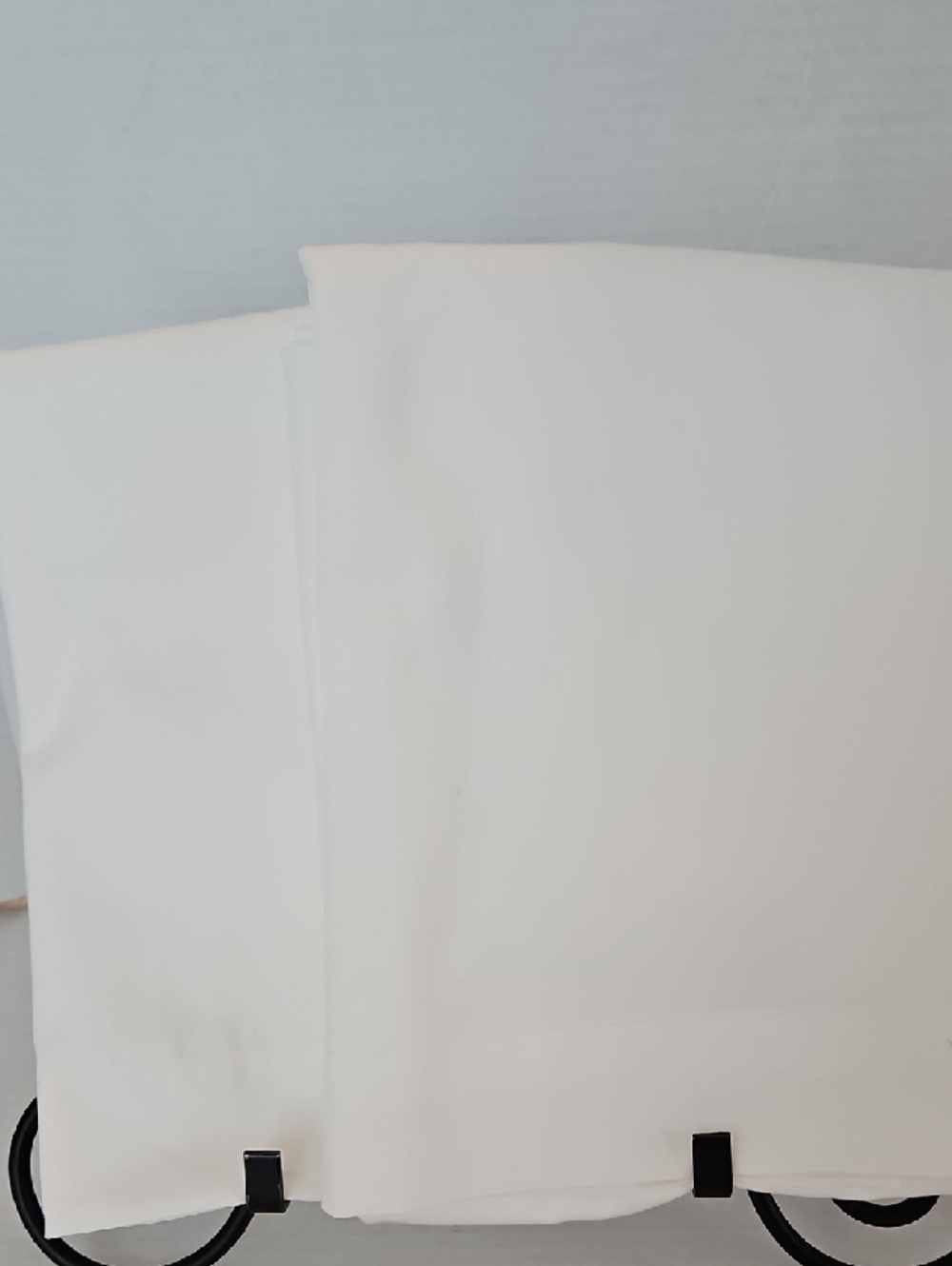 Fluff Co Pure White Cotton Standard Pillowcase Set